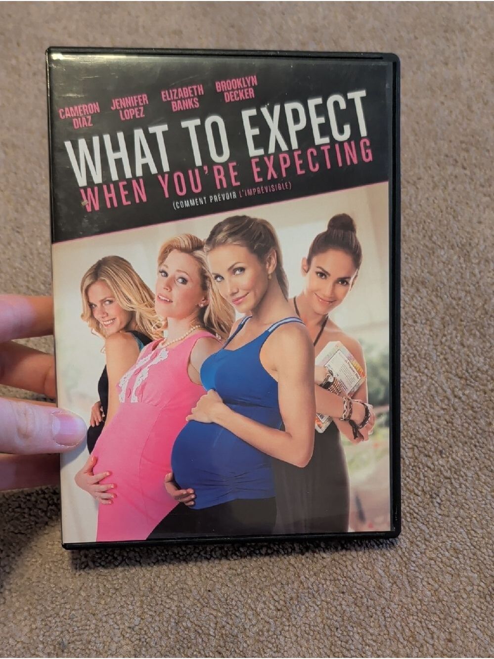 💜 5/$20 What to Expect When You're Expecting DVD - Pink & Blue Cover